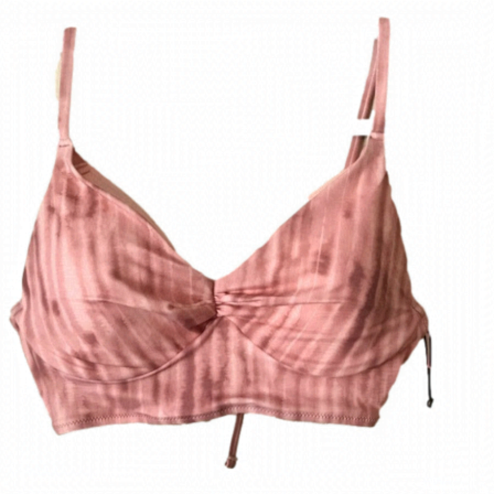 SHADE & Shore blush pink bikini swim suit bra top.  New with tags.  36B.